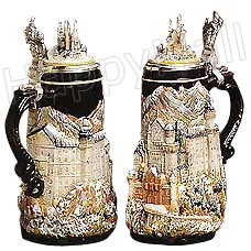 Neuschwanstein in Winter Commemorative Beer Stein, 10-1/2H