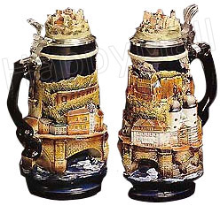 Heidelberg Commemorative Beer Stein, 10H