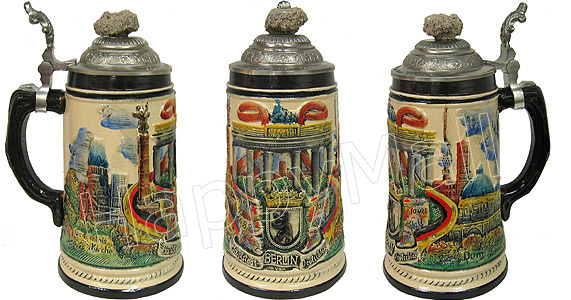 Berlin Capital Beer Stein, 8-1/2H