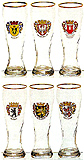 Famous German City Glass Set, 9H