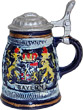 German Beer Stein Refrigerator Magnet - Bayern Crest