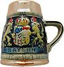 German Beer Stein Magnet-Bayern Crest