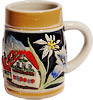 Miniature Beer Stein - Alpine Village