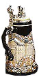 Neuschwanstein in Winter Commemorative Beer Stein, 10-1/2H