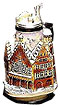 Frankfurt 1200 Year Anniversary Commemorative Beer Stein, 9-3/4H