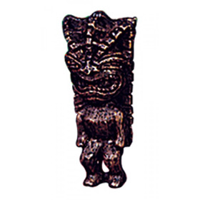 Hawaiian Hapa Wood Magnet - Happy Tiki 2.5H