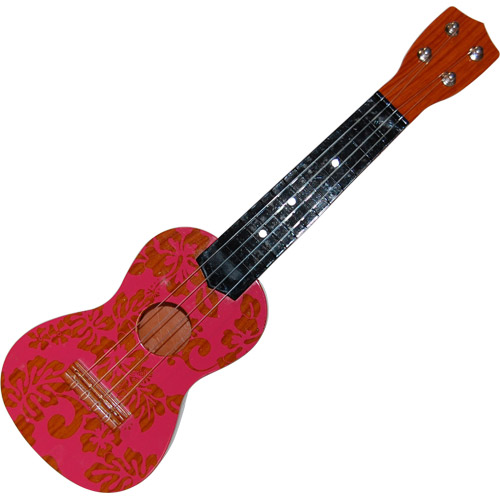 Hawaiian Ukulele in Pink Aloha Print - 21L