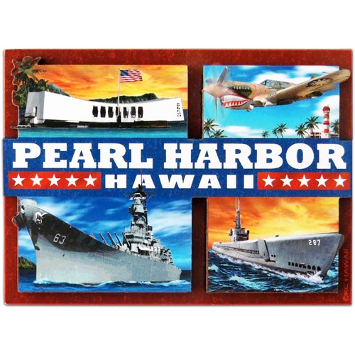 Pearl Harbor Souvenir Fridge Magnet