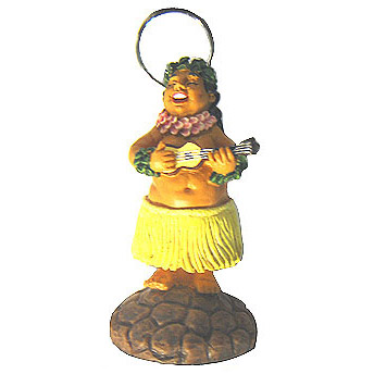 Hula Man Place Card Holder