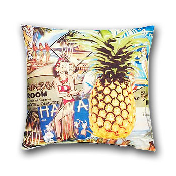 Aloha Throw Pillow - Chi-Chi Hawaii Art, 20x20