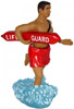 Hawaiian Lifeguard Dashboard Doll - 6.5 H