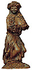 Hapa Wood Hawaiian Tikis - Hula Girl, 11H