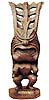 Hapa Wood Hawaiian Tiki God - Long Life Tiki, 11.2H