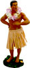 Hawaiian Man Dancing Hula Dashboard Doll, 7 H