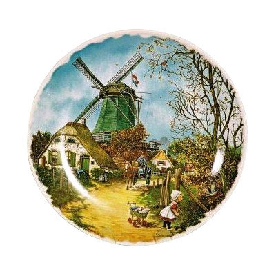 Color Decorative Plate - Four Seasons/Summer, 7.5D