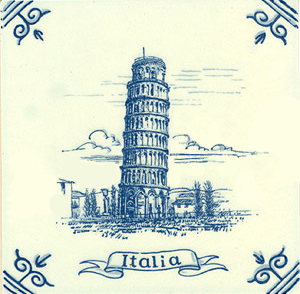 Country Tile, Italia, 4-1/4