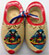Miniature Wooden Dutch Clogs, Traditional Style - 3.25 L