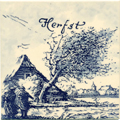 6 Dutch Tile - Herfst Scene