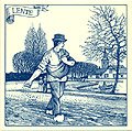 6 Dutch Tile - Lente Scene