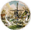 Decorative Plate - Four Seasons/Winter, 6.7D Color