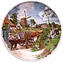 Decorative Plate - Dutch Milkman, 6.7D Color