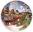 Color Decorative Plate - Milkman 7.5D