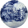 Delft Blue Decorative Plate - Wedding 9.5D