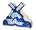 Delft Blue - Windmill Napkin Holder