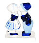 Delft Blue Figurine, Kissing Boy & Girl, 5H