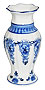 Delft Fluted Vase