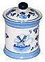 Delft Blue Windmill Canister, Medium, 4H