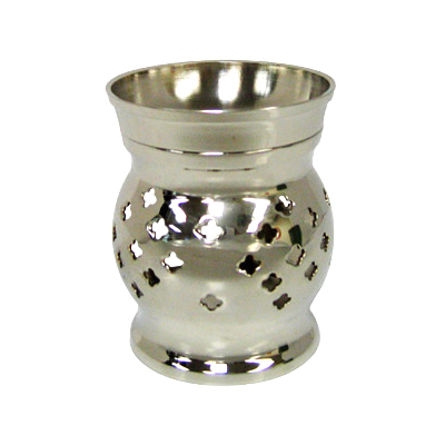Stainless Steel Aroma Oil Burner – Indian Style, 3.5