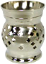 Indian Brass Aroma Oil Burner, 3-1/2H