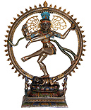 Dancing Nataraja Shiva Statue, 10.5H