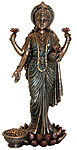 Lakshmi Standing Statue, 10.25H