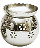 Indian Brass Aroma Oil Burner Large, 4H