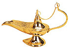 Brass Genie Oil Lamp, 6L