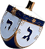 Jewish Hanukkah - Jeweled Dreidel Trinket Box