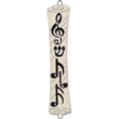 Jewish Mezuzah - Musical Notes Design