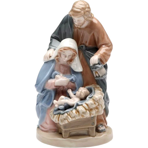 Holy Family, Miniature Porcelain Figurine - 4H