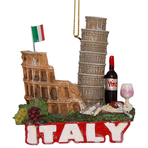 Italy Souvenir Christmas Ornament