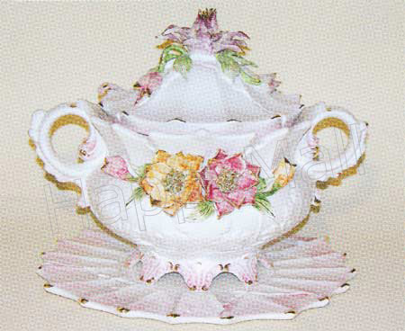 4-Piece Soup Tureen 13