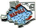 Naples, Italy Souvenir Fridge Magnet - Rubber