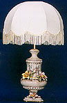 25 Beige Lamp w/Shade