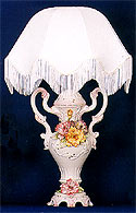35 Orchid Lamp w/Shade