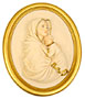 13.5 Madonna/Street Plaque (Gold)