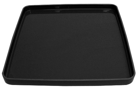 14 Square Lacquer Black Tray