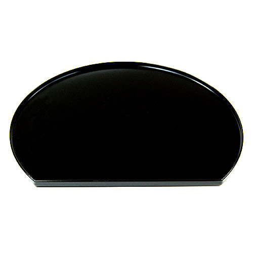 15 Black Half-Moon Lacquer Tray