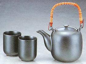 1&2, Japanese Tea Set, Tall Gunmetal, 20 oz