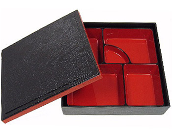Lunch Box, Square Bento Box with Cover, 9 SQ, photo main